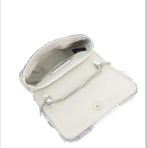 Sam Edelman Fringed Annabell mini  crossbody bag - Picture 3 of 16